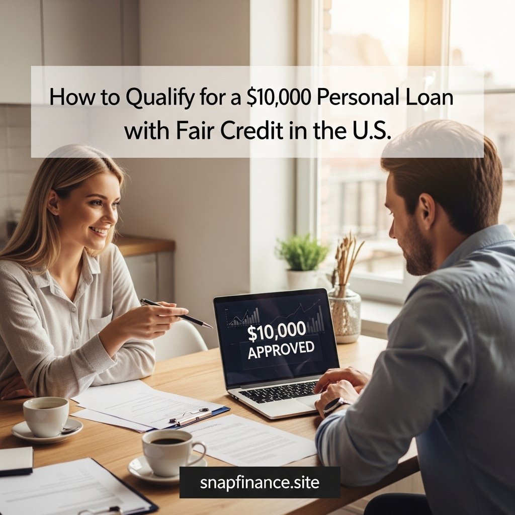 How to Qualify for a $10,000 Personal Loan with Fair Credit in the U.S. (2026 Guide)